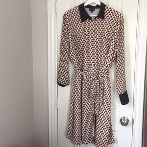 Retro Modern Shirt Dress